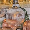Ripoll lampa wisząca, kula świetlna, lampa wisząca kolory naturalne, czarny, 8-punktowe