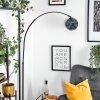 Ripoll lampa stojąca, lampa podłogowa łukowa czarny, 1-punktowy