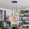 Apedo Lampa wisząca, Kula świetlna, Lampa wiszącego klastra W kolorze bursztynu, 3-punktowe