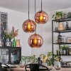Koyoto lampa wisząca, kula świetlna, lampa wisząca kaskadowa miedziany, 3-punktowe