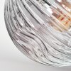Ripoll lampa sufitowa, kula świetlna bursztynowy, przezroczysty, przydymiony, 7-punktowe