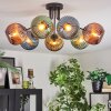 Koyoto Lampa sufitowa, Kula świetlna Niebeieski, Złoty, Zielony, W kolorze miedzi, 7-punktowe