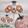 Koyoto lampa sufitowa, kula świetlna 52 cm miedziany, 5-punktowe