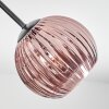 Koyoto lampa sufitowa, kula świetlna 52 cm miedziany, 5-punktowe