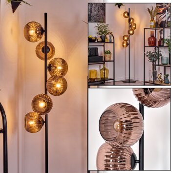Koyoto lampa stojąca 31 cm miedziany, 6-punktowe