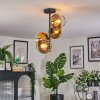 Koyoto lampa sufitowa, kula świetlna złoty, przezroczysty, 4-punktowe