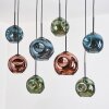 Ripoll lampa wisząca, kula świetlna, lampa wisząca kolory naturalne, czarny, 8-punktowe