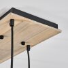 Ripoll lampa wisząca, kula świetlna, lampa wisząca kolory naturalne, czarny, 8-punktowe
