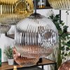 Ripoll lampa wisząca, kula świetlna, lampa wisząca kolory naturalne, czarny, 8-punktowe