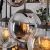 Gastor Lampa wisząca, Kula świetlna, Lampa wisząca W kolorze bursztynu, Przezroczysty, Przydymiony, 6-punktowe