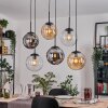 Gastor Lampa wisząca, Kula świetlna, Lampa wisząca W kolorze bursztynu, Przezroczysty, Przydymiony, 6-punktowe