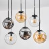 Gastor Lampa wisząca, Kula świetlna, Lampa wisząca W kolorze bursztynu, Przezroczysty, Przydymiony, 6-punktowe