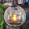 Koyoto lampa wisząca, kula świetlna, lampa wisząca kaskadowa bursztynowy, przezroczysty, 4-punktowe