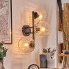 Ripoll Kula świetlna, Lampa ścienna Przezroczysty, 3-punktowe