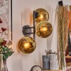 Koyoto Kula świetlna, Lampa ścienna Złoty, 3-punktowe