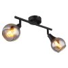 Oświetlenie Globo Glyptar Lampa sufitowa, Spot sufitowy Czarny, 2-punktowe