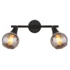 Oświetlenie Globo Glyptar Lampa sufitowa, Spot sufitowy Czarny, 2-punktowe