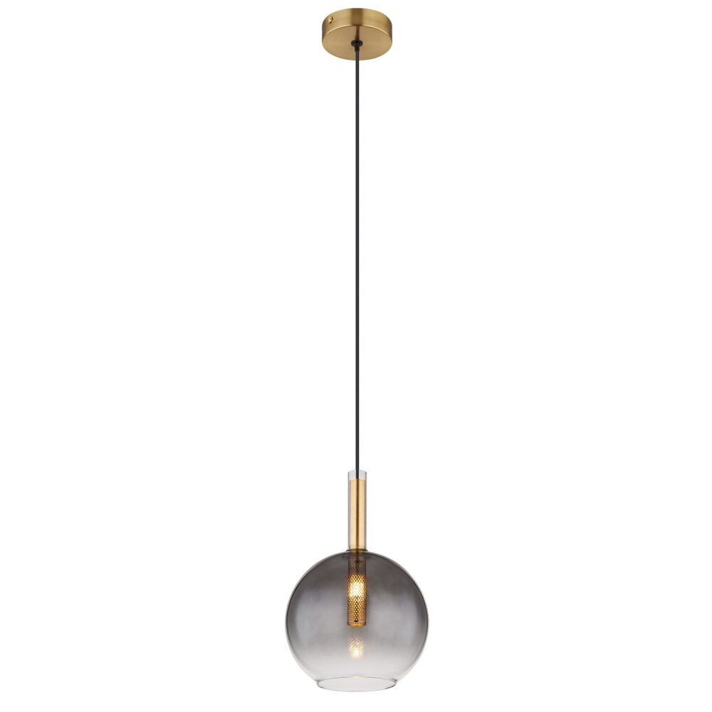 Oświetlenie Globo Elisabeth Lampa wisząca Mosiądz, Czarny, 1-punktowy main product photo