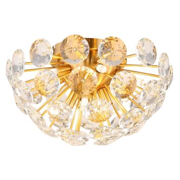 Oświetlenie Globo Virina lampa sufitowa LED złoty, 10-punktowe