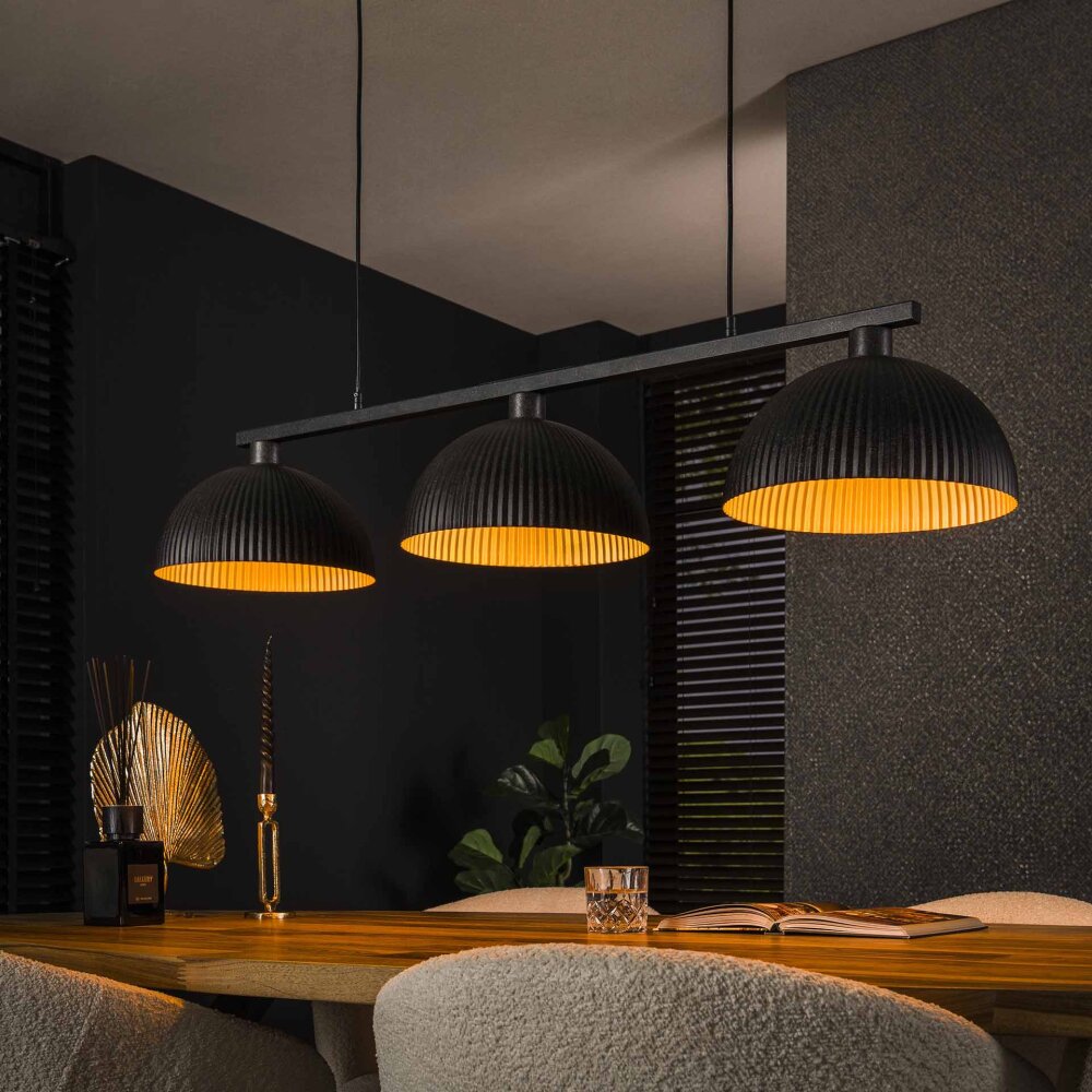 Shield Lampa wisząca Czarny, 3-punktowe main product photo