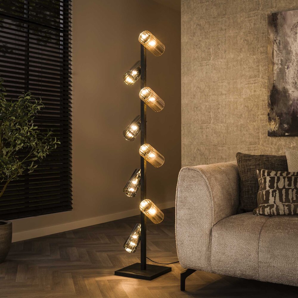 Balor Lampa stojąca Czarny, 8-punktowe main product photo