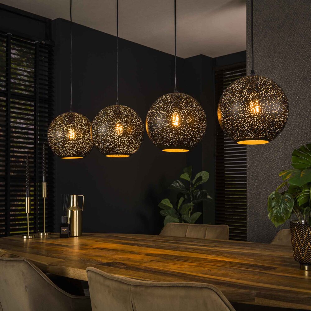 Zip Lampa wisząca Czarny, 4-punktowe main product photo