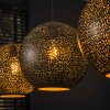 Zip Lampa wisząca Czarny, 4-punktowe