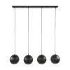 Zip Lampa wisząca Czarny, 4-punktowe