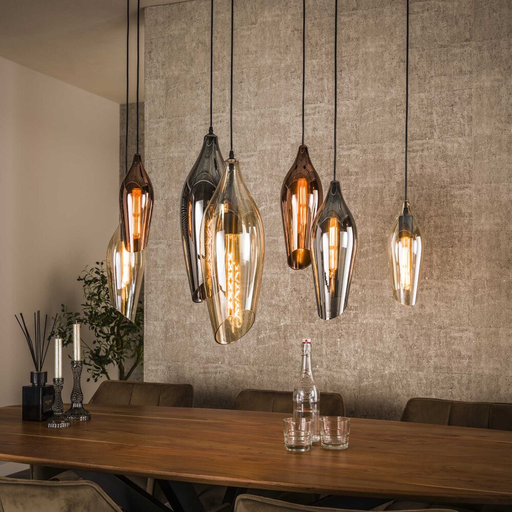 Cocoon Lampa wisząca Czarny, 7-punktowe main product photo