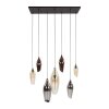 Cocoon Lampa wisząca Czarny, 7-punktowe