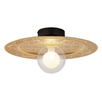 Oświetlenie Globo Riga lampa sufitowa czarny, 1-punktowy