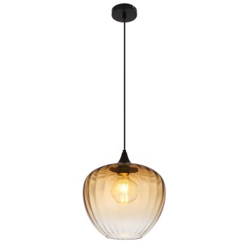 Oświetlenie Globo Sander lampa wisząca czarny, 1-punktowy
