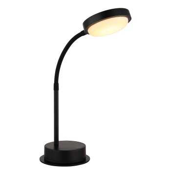 Oświetlenie Globo Pegasi lampa stołowa LED czarny, 1-punktowy