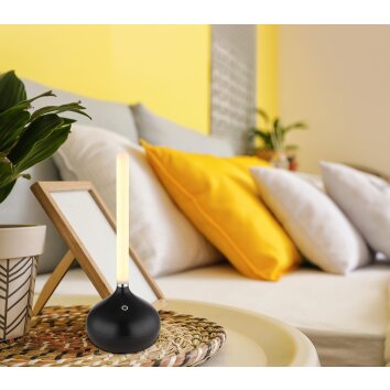 Oświetlenie Globo Turner lampa stołowa LED czarny, 1-punktowy