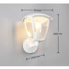 Oświetlenie Trio VENTA Lampa ścienna Biały, 1-punktowy