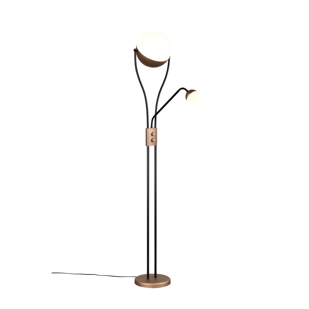 Oświetlenie Trio Chris Lampa stojąca LED Brązowy, 2-punktowe main product photo