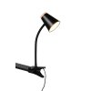 Oświetlenie Reality Pongo lampa z klipsem LED czarny, 1-punktowy