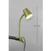 Oświetlenie Reality Pongo lampa z klipsem LED zielony, 1-punktowy