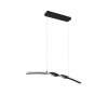 Oświetlenie Reality Ginko Lampa wisząca LED Czarny, 1-punktowy