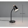 Oświetlenie Reality Pongo Lampa stołowa LED Czarny, 1-punktowy