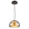 Oświetlenie Globo Avila Lampa wisząca LED Chrom, Czarny, 1-punktowy, Zdalne sterowanie