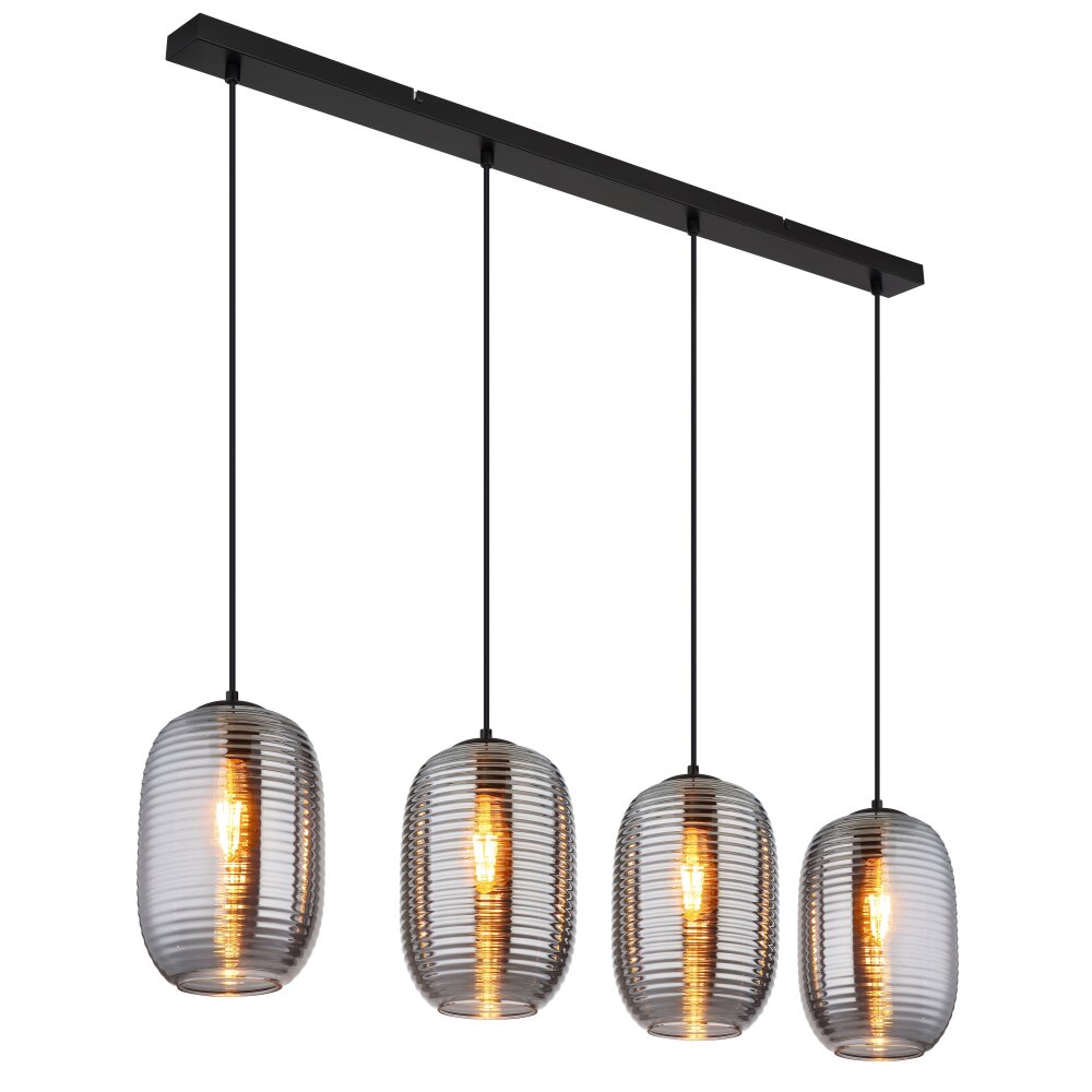 Oświetlenie Globo Jefrey Lampa wisząca Czarny, 4-punktowe main product photo