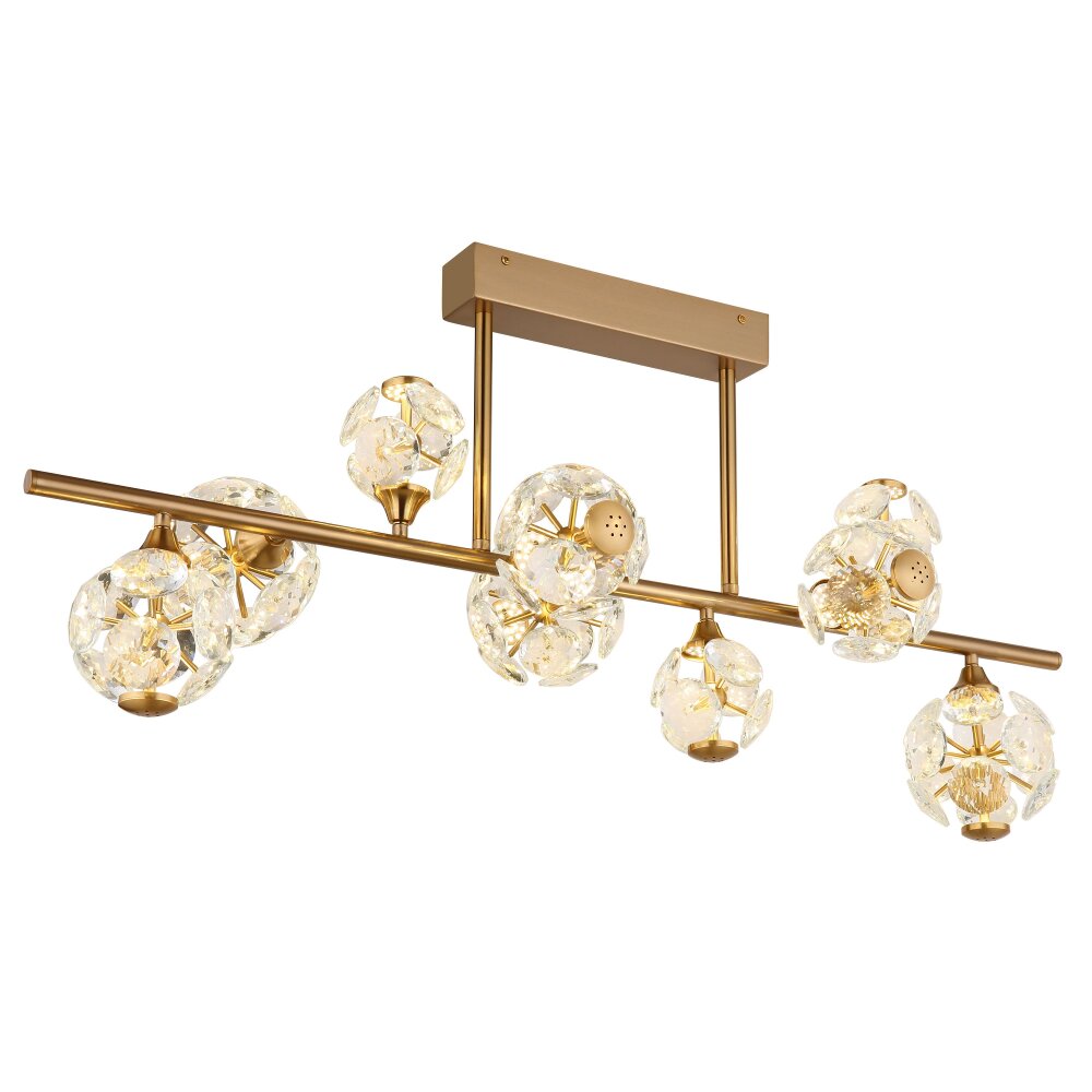 Oświetlenie Globo Virina Lampa sufitowa LED Złoty, 1-punktowy main product photo