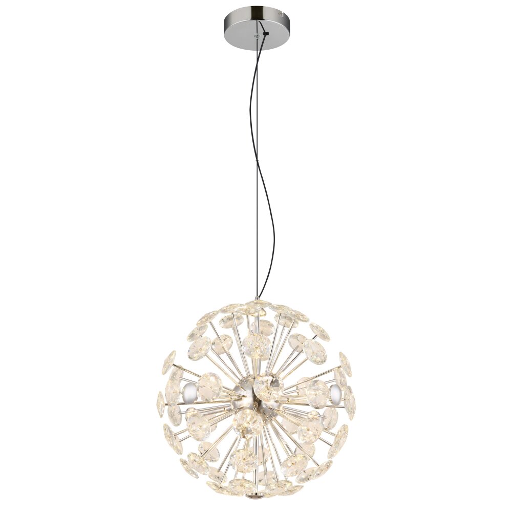 Oświetlenie Globo Virina Lampa wisząca LED Chrom, 1-punktowy main product photo