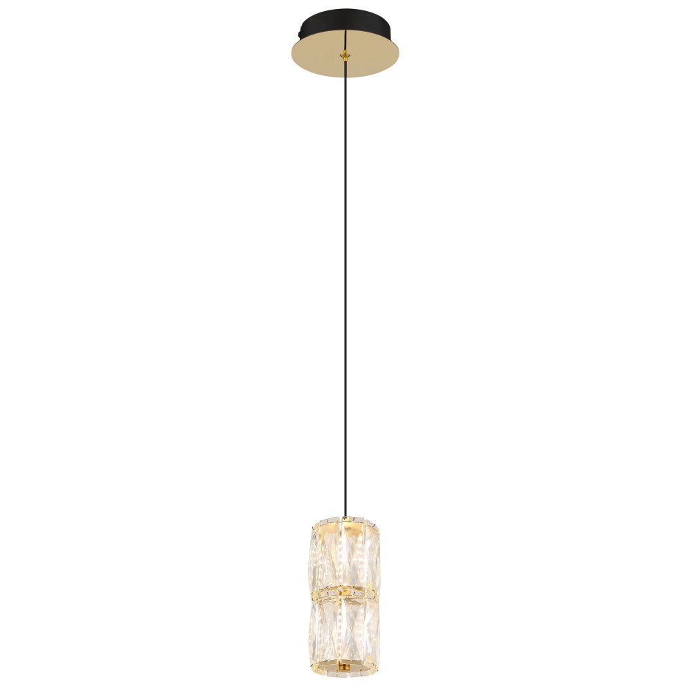Oświetlenie Globo Stefanie Lampa wisząca LED Złoty, Czarny, 1-punktowy main product photo