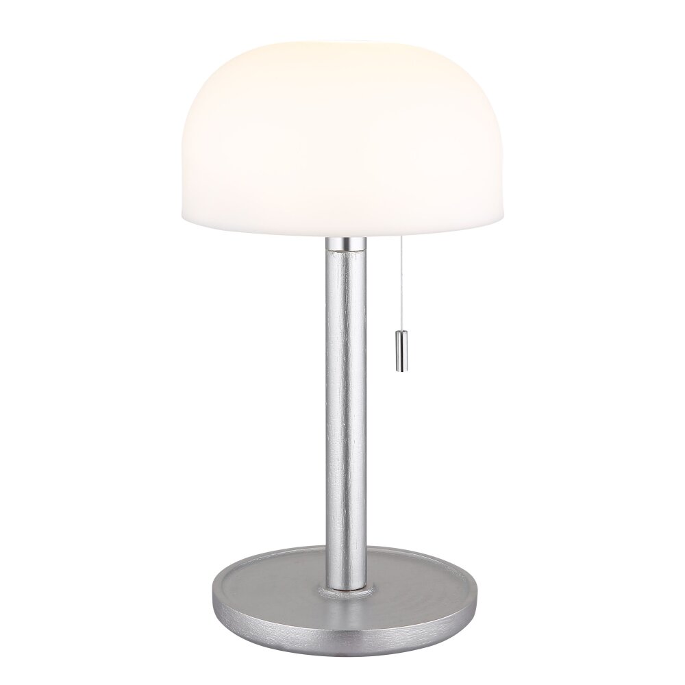 W kształcie grzyba Oświetlenie Globo Norman Lampa stołowa LED Srebrny, 1-punktowy main product photo