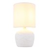 Oświetlenie Globo Marble Lampa stołowa Biały, 1-punktowy