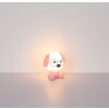 Oświetlenie Globo Puppy Lampa stołowa LED Różowy, Biały, 1-punktowy