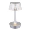 Oświetlenie Globo Lucio Lampa stołowa LED Srebrny, 1-punktowy