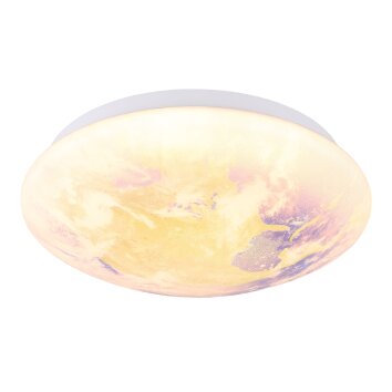 Oświetlenie Globo Gaia Lampa sufitowa LED Biały, 1-punktowy